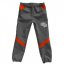 Dětské softshellové kalhoty zimní - BARVA KALHOT: Černá, BARVA PRVKŮ: Světle šedá