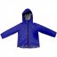 Dětská softshellová bunda jarní - BARVA BUNDY: Modrá, BARVA ZIPU: Černá