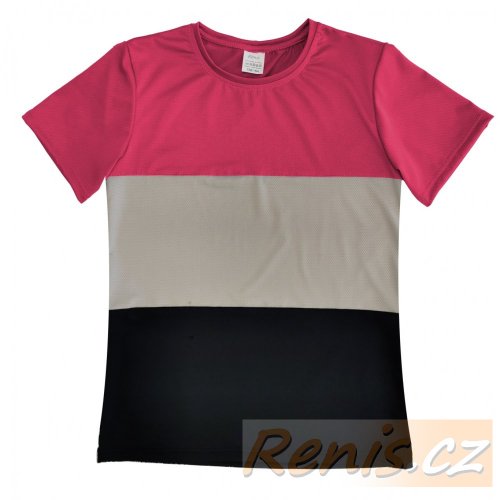 Dětské funkční tričko TRIO - BARVA TRIČKA: Růžová