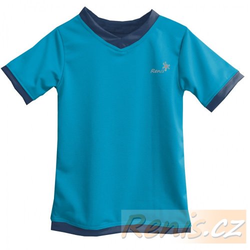 Dámské funkční tričko - BARVA TRIČKA: Limeta, BARVA LEMŮ: Temně modrá