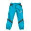 Dětské softshellové kalhoty jarní - BARVA KALHOT: Modrá, BARVA PRVKŮ: Limeta