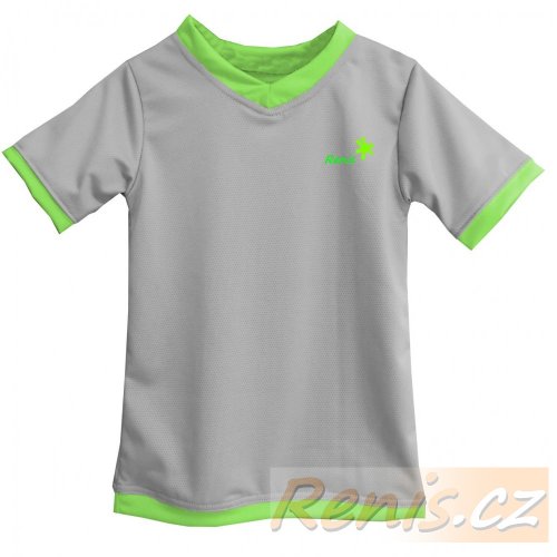 Dětské funkční tričko - BARVA TRIČKA: Tyrkys, BARVA LEMŮ: Růžová