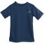 Dětské funkční tričko - BARVA TRIČKA: Temně modrá, BARVA LEMŮ: Limeta
