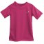 Dětské funkční tričko - BARVA TRIČKA: Limeta, BARVA LEMŮ: Růžová