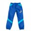 Dětské softshellové kalhoty jarní - BARVA KALHOT: Fialová, BARVA PRVKŮ: Modrá