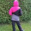 Dětská softshellová bunda zimní - BARVA BUNDY: Růžová
