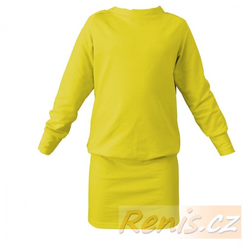 Dámské šaty - BARVA ŠATŮ: Žlutá