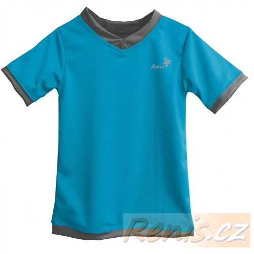 Dámské funkční tričko - BARVA TRIČKA: Temně modrá, BARVA LEMŮ: Limeta