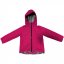 Dětská softshellová bunda jarní - BARVA BUNDY: Růžová, BARVA ZIPU: Černá