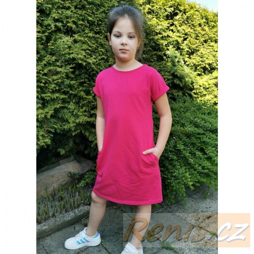 Dívčí šaty - BARVA ŠATŮ: Červená