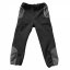 Dětské softshellové kalhoty zimní - BARVA KALHOT: Černá, BARVA PRVKŮ: Limeta