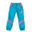 Dětské softshellové kalhoty jarní - BARVA KALHOT: Tyrkys, BARVA PRVKŮ: Modrá