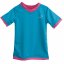 Dětské funkční tričko - BARVA TRIČKA: Světle šedá, BARVA LEMŮ: Temně modrá