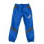 Dětské softshellové kalhoty jarní - BARVA KALHOT: Modrá, BARVA PRVKŮ: Tyrkys