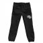 Dětské softshellové kalhoty zimní - BARVA KALHOT: Černá, BARVA PROŠITÍ: Růžová