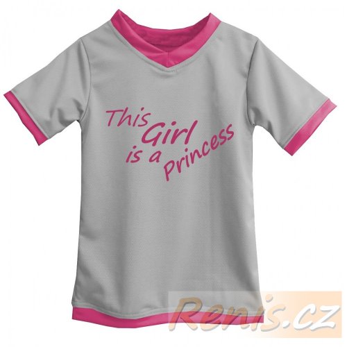 Dětské funkční tričko s potiskem - POTISK: Princess