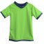 Dětské funkční tričko - BARVA TRIČKA: Světle šedá, BARVA LEMŮ: Temně modrá