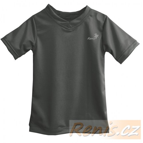 Dětské funkční tričko - BARVA TRIČKA: Světle šedá, BARVA LEMŮ: Světle šedá