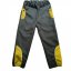 Dětské softshellové kalhoty jarní - BARVA KALHOT: Černá, BARVA PRVKŮ: Modrá